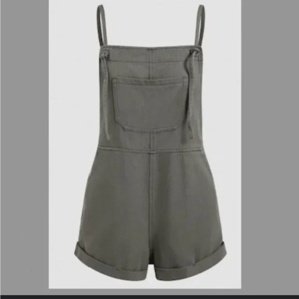 Cider Olive Green Romper